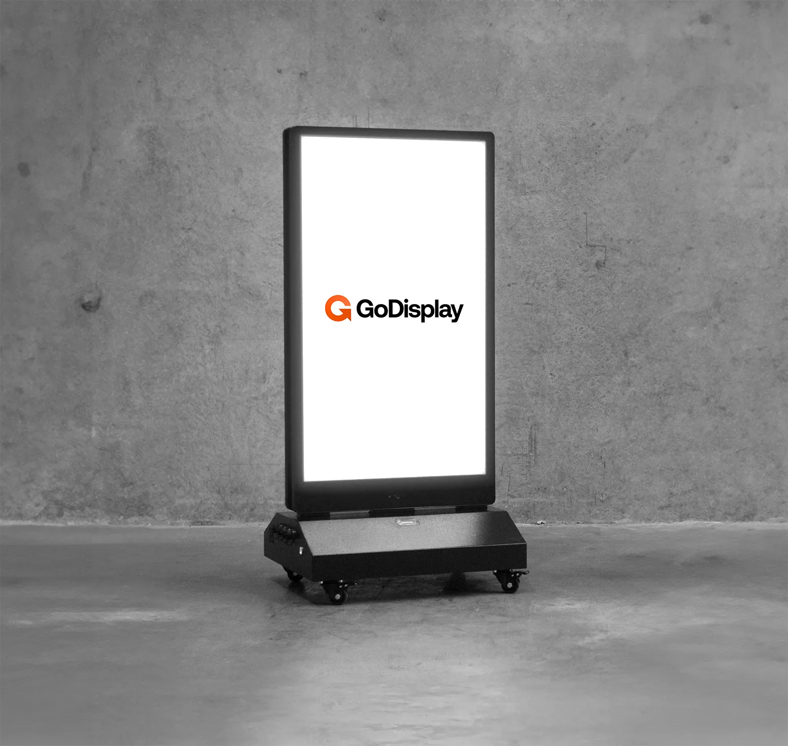 Double-sided GoDisplay Duo portable digital display